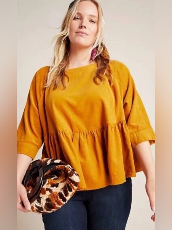 Anthropologie Tops - Anthropologie Maeve Maria Babydoll Blouse